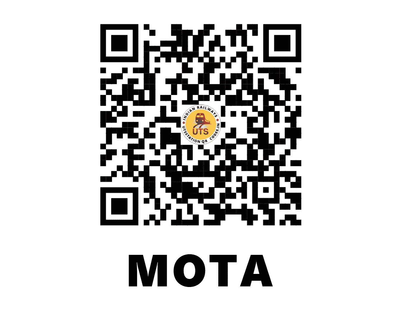 UTS QR Code for MOTA - MOTA - NC (UTTAR PRADESH)